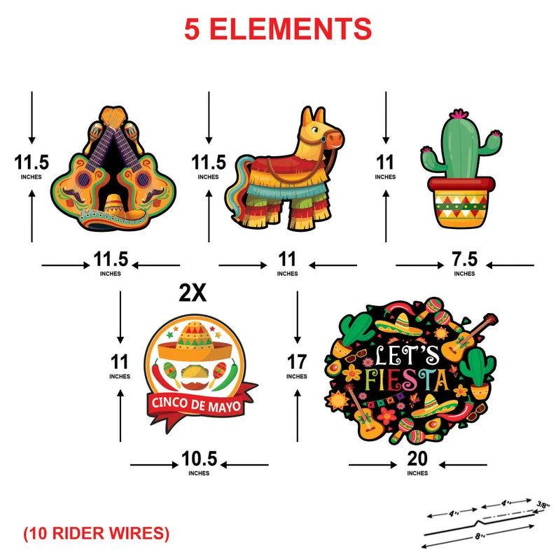 Cinco De Mayo Yard Sign Cutout