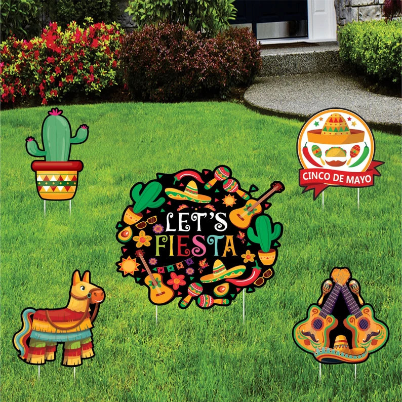 Cinco De Mayo Yard Sign Cutout