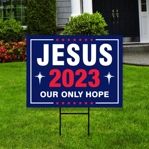 Jesus 2024 Yard Sign – Voila Print Inc