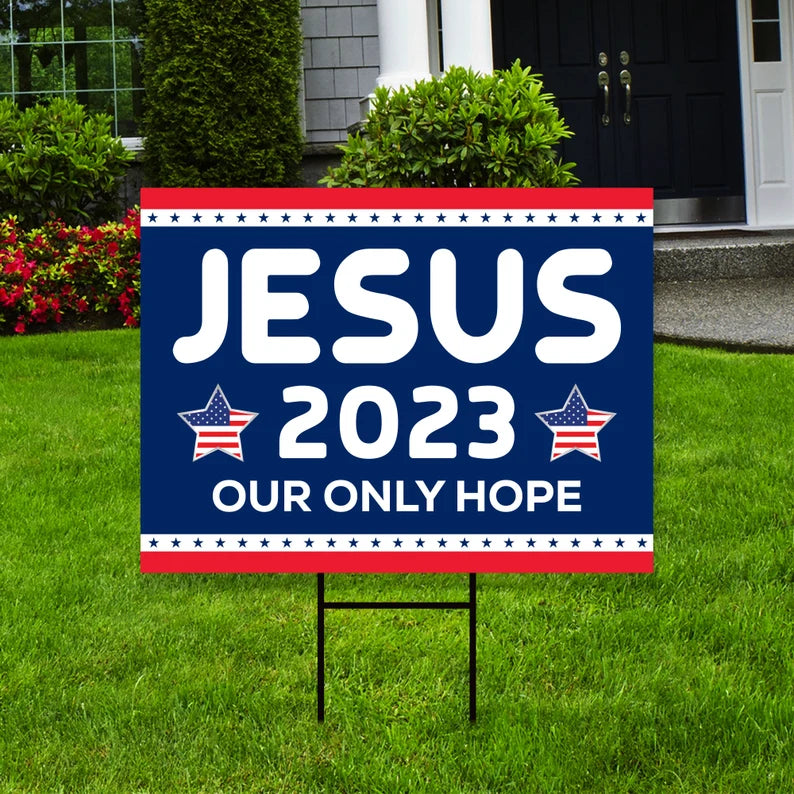 Jesus 2024 Yard Sign – Voila Print Inc