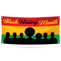 Black History Month Banner Sign