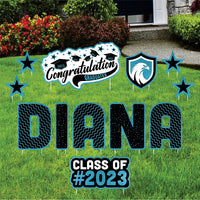 Personalized Graduation Yard Sign Letters