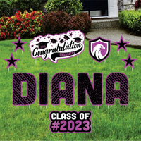 Personalized Graduation Yard Sign Letters