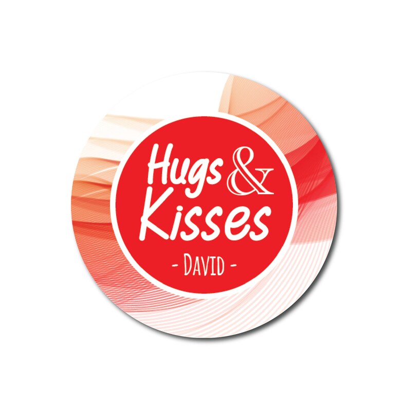 Personalized Valentine's Day Stickers