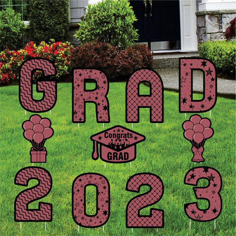 Graduation 2024 Yard Sign Letters