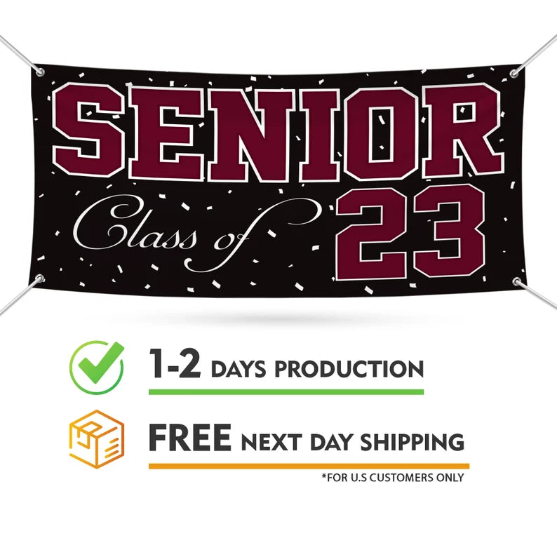 Senior Graduation 2025 Banner Sign