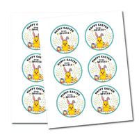 Custom Easter Chick Stickers