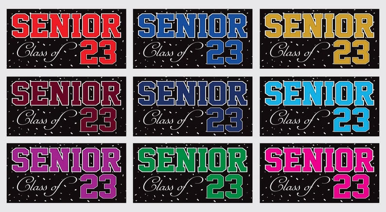 Senior Graduation 2024 Banner Sign