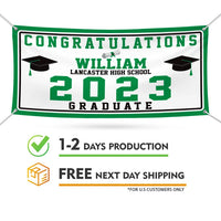 Graduation 2025 Personalized Banner Sign