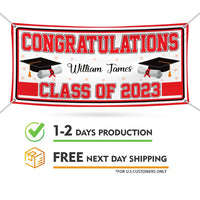 Graduation 2024 Personalized Banner Sign