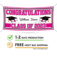 Graduation 2025 Personalized Banner Sign