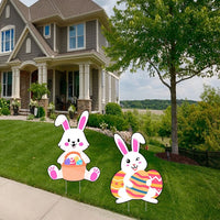 Happy Easter 2024 Yard Sign Cutouts