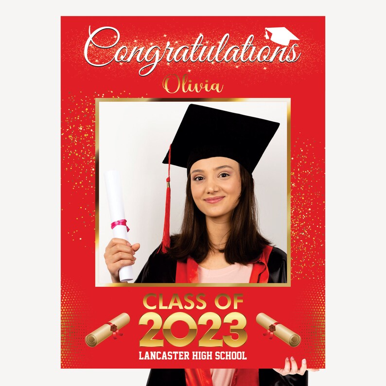 Personalized Graduation 2024 Selfie Frame