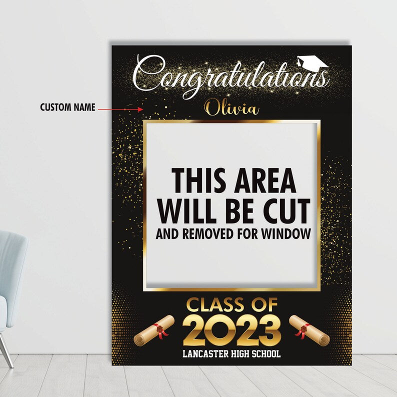 Personalized Graduation 2024 Selfie Frame