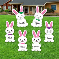 Personalized Easter Bunny Yard Sign Cutout