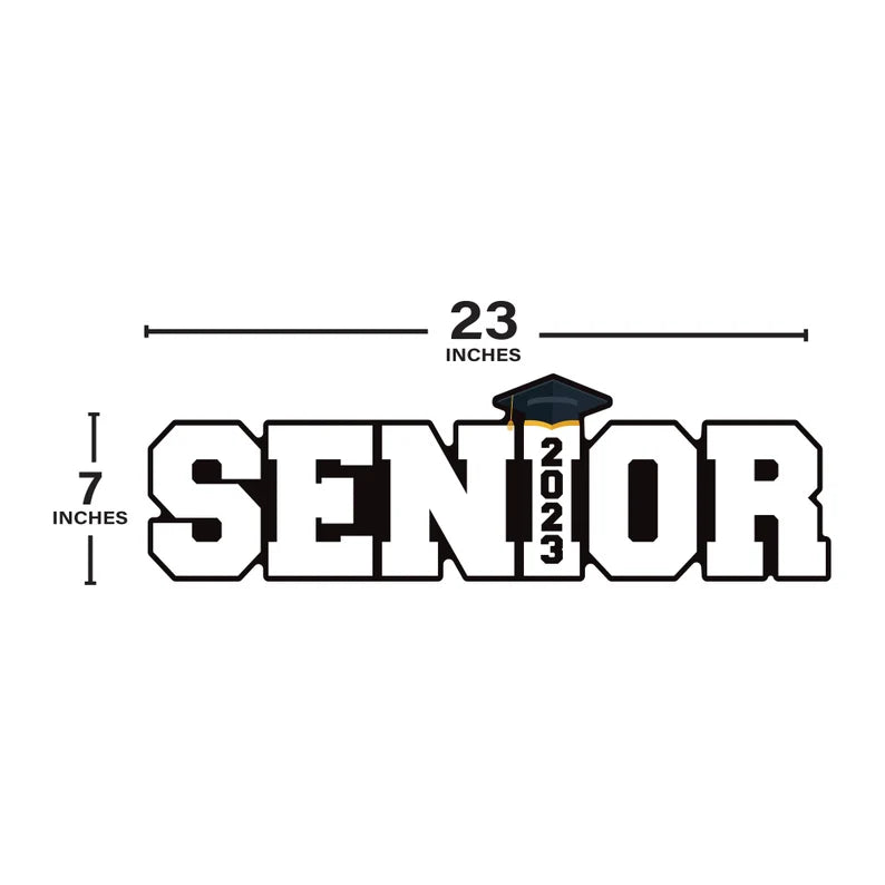 Personalized Senior Graduation 2024 Coroplast Sign