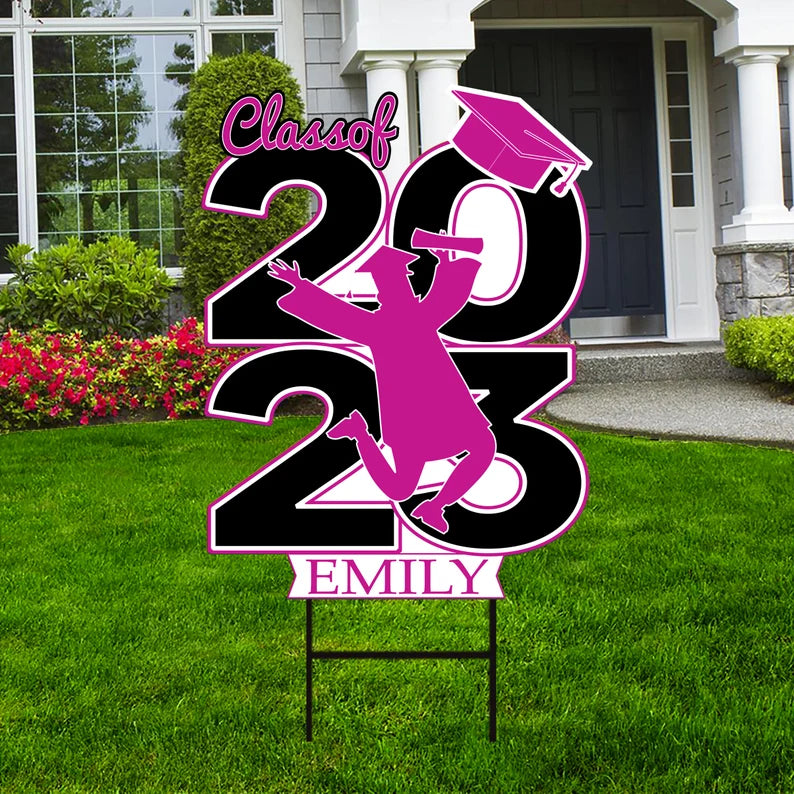 Personalized Graduation 2024 Yard Sign